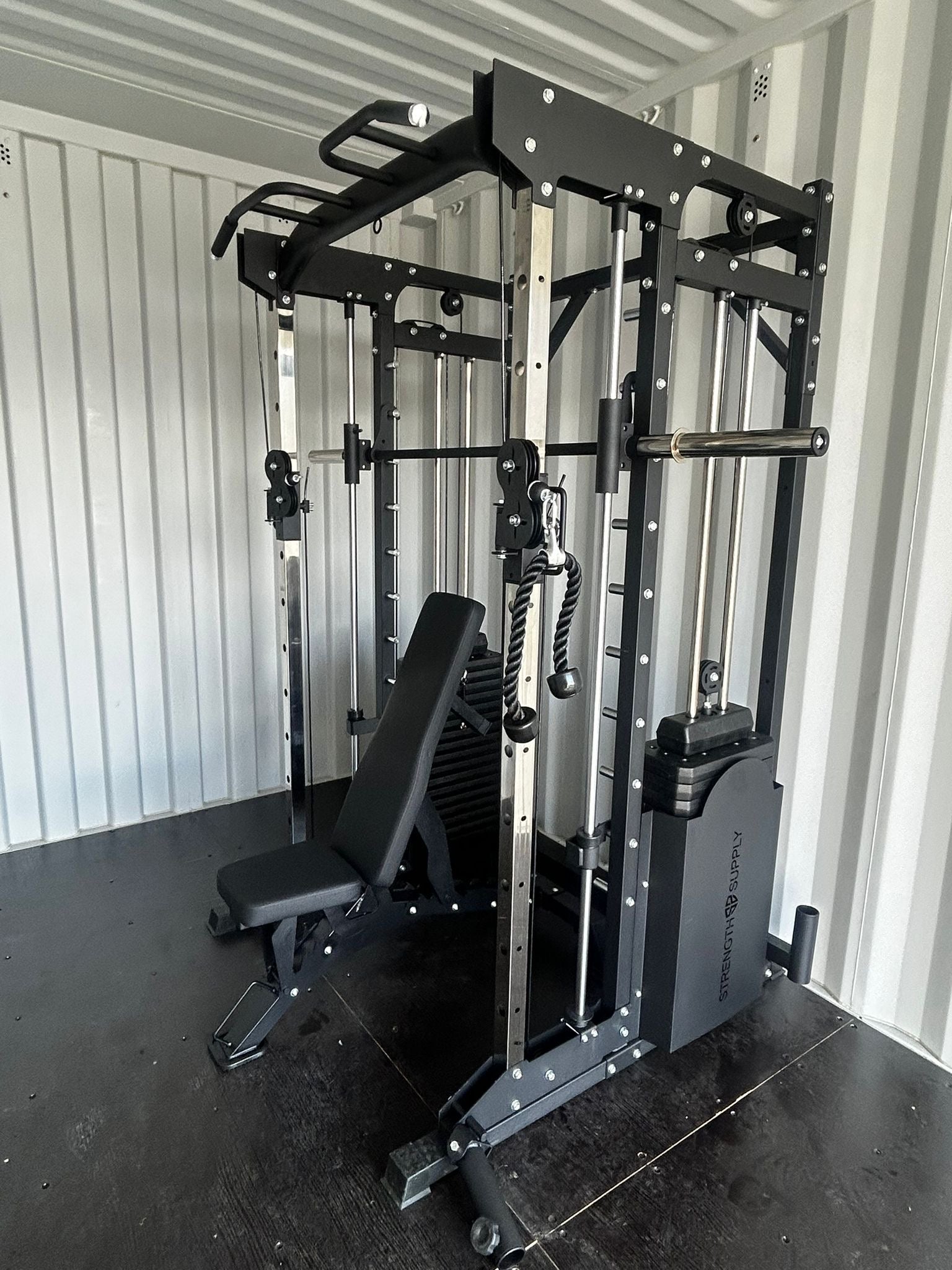 Strength Supply Smith Machine Home Gym side view