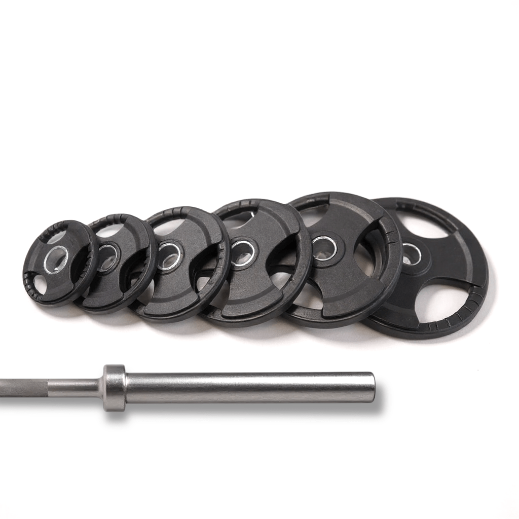 150kg Olympic Plate & Barbell Set - Strength Supply