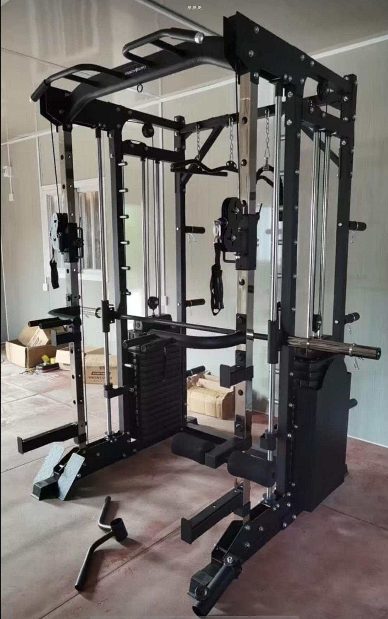 Dual cable Smith Machine package - Strength Supply