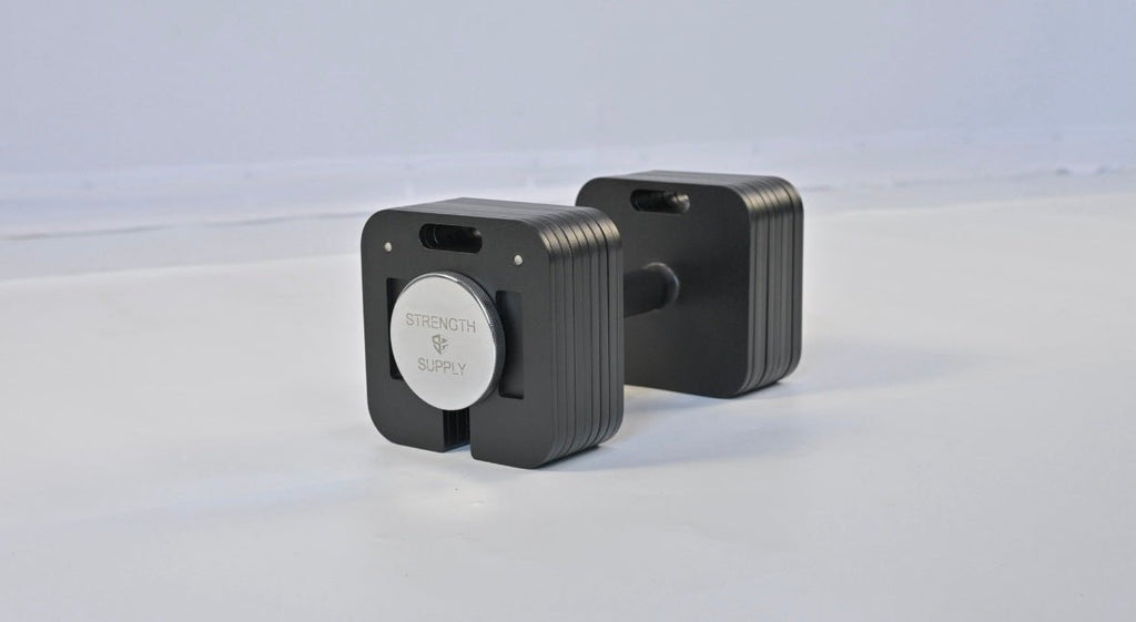 Heavy - Duty Adjustable Dumbbells (2–36kg, Pair) - Strength Supply