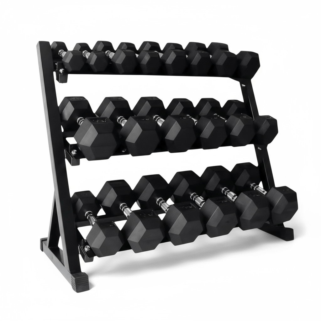 3 Tier Dumbbell rack - Strength Supply