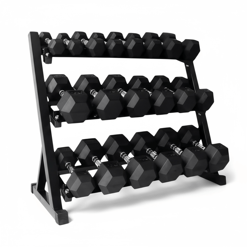 3 Tier Dumbbell Weight Storage Rack | Strength Supply