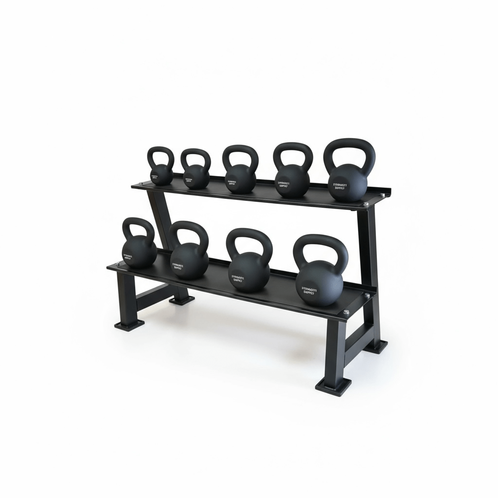 Kettlebell Set with Rack - Strength Supply